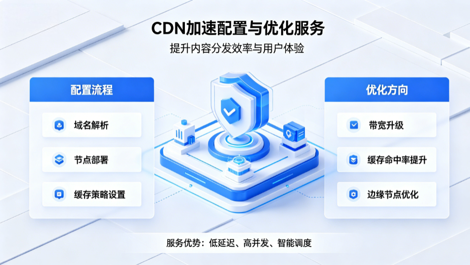 提供CDN加速配置与优化服务